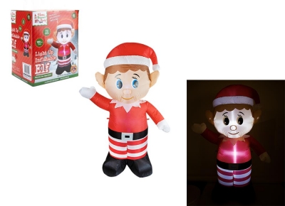 Light Up Inflatable Elf 120cm