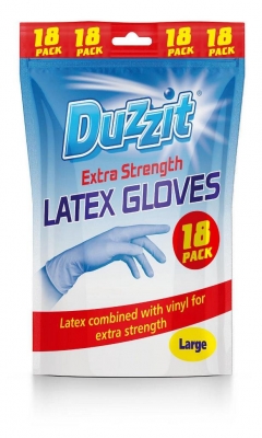 Latex Gloves Large 18Pack