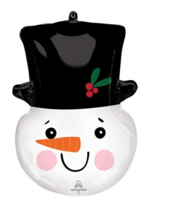 Smiley 23" Supershape Snowman Head