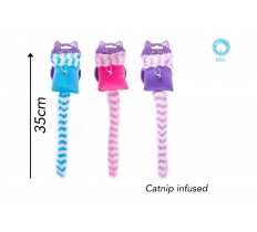 World Of Pets Catnip Plush Cat Toy With Bell ( Assorted )