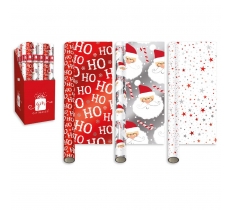 Christmas 1.5M Wrap Foil Festive Fun 3 Design