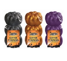 Foam Glitter Pumpkins 3 Pack