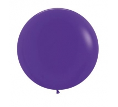 Fashion Colour Violet 24" Latex Balloons 60cm 3 Pack