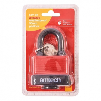 Amtech 50mm Weatherproof Padlock