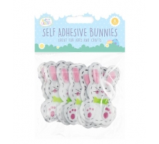 SELF ADHESIVE BUNNIES 6PK