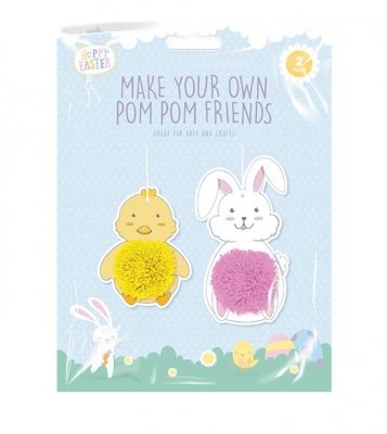 Make Your Own Easter Pom Pom Friends 2 Pack