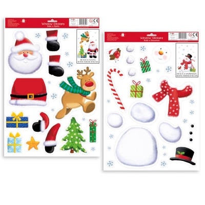 Christmas Build A Santa & Snowman