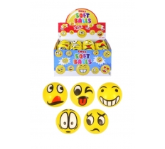 Yellow Smile Soft Balls ( 6cm )