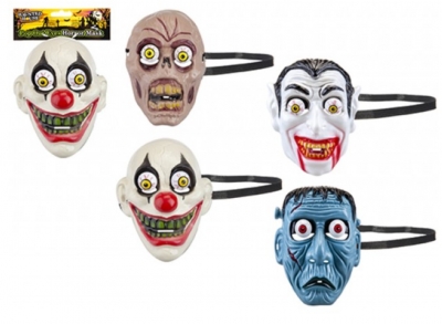 Halloween Pop Out Eyes Horror Masks 4 Assorted