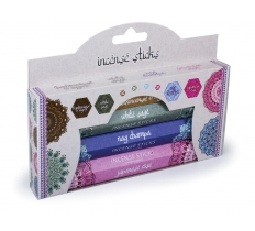 Incense Sticks 4 Pack - Nag Champ/Rose/Frankin/Sage