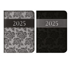 2025 Diary Pocket WTV Two Tone Rose Fabric