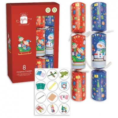 Christmas Crackers 12" X 8 Novelty Character