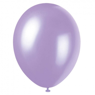 12" Premium Pearlized Balloons 8 Pack Lovely Lavender