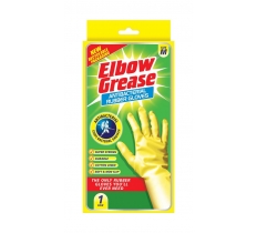 Elbow Grease Antibacterial Rubber Gloves Medium 1 Pack