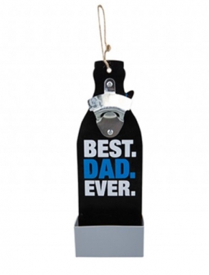 Best Dad Ever Wall Bottle Opener