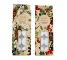 Xmas Berries Tealights 10PACK