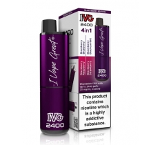 IVG 2400 Puff 4 In 1 Disposable Vape Blackberry Edition