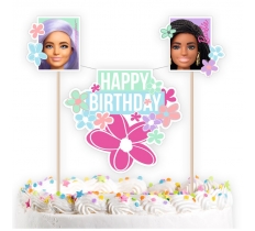 Barbie Sweet Life Cake Bunting 26cm x 15cm