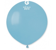 Gemar 19" Pack Of 25 Latex Balloons Baby Blue #072