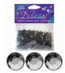 6mm D[[130]]cor Diamante Diamonds 28G Black