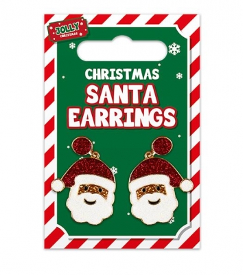 Novelty Santa Earrings