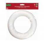 Polystyrene Flat Backed Wreath 20cm