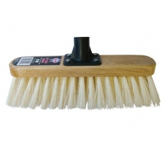 12" Soft Cream Broom Head with Socket