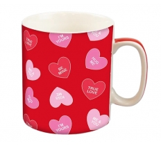 Valentine's Day Jumbo Love Heart Ceramic Mug