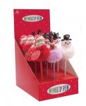 Christmas Activity Novelty Fluffy Character Pen