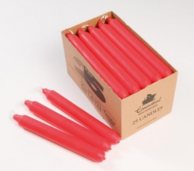 Red 7Hr Window Box Candles x 25pc