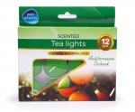 Tea-lights 12pack Colour Mediterranean Orchard