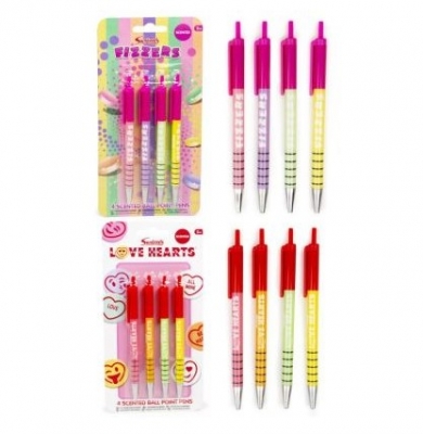 Swizzels 4 Scented Ball Point Pens