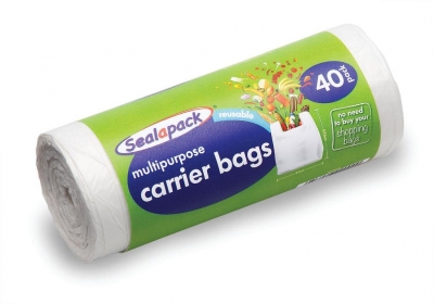 Multi Purpose Carrier Bags 40 Pack