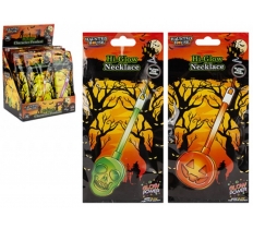 Halloween Character Glow Pendant 6" 3 Assorted