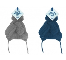 Boys Hat & Mitten Set (ZERO VAT)