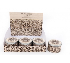 7.5X5cm SCENTED TIN CANDLES