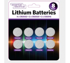 Mixed Pack Of Lithium Batteries