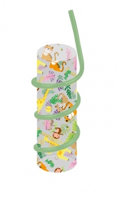 Safari Tumbler with Twirly Straw