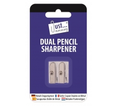 Tallon Double Hole Metal Pencil Sharpener