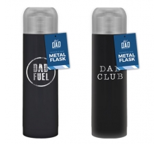 Best Dad Metal Flask 24.5cm x 7cm ( Assorted Designs )