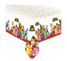 Super Mario Plastic Tablecovers 1.37m x 2.43m