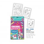 Unicorn Activity Pack (A4,A5 & A6 books with Crayons)