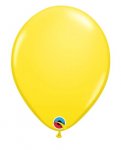 Qualatex 11" Round Yellow Plain Latex Balloons 100 Pack