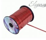 Eleganza Poly Curling Ribbon Holographic 5mm X250Yds Red