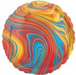 Marblez Colourful Circle Standard Hx Foil Balloons S15