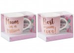 10OZ MUM MUG AND COASTER SET IN PVC BOX