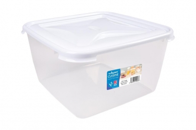 WHAM CUISINE 15L LARGE SQUARE FOOD BOX & LID