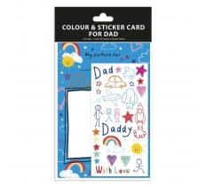 Father Day'S Colour In Card