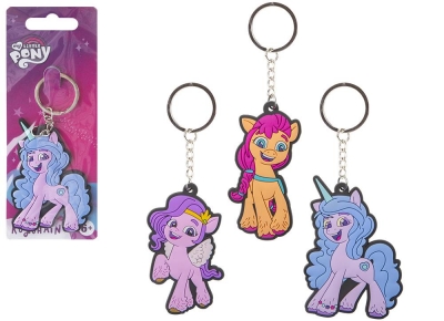 My Little Pony Rubber Keychain 3 Assorted