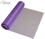 Eleganza Soft Sheer Organza 20cm X 26M Purple